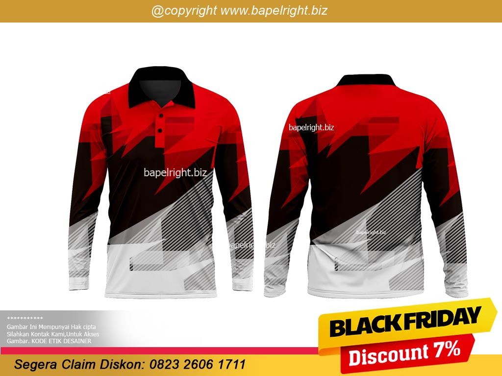 Jersey Merah Hitam